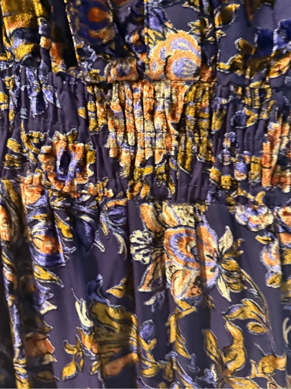 Anthropologie The Somerset Purple Velvet Edition, Maxi Dress, medium - Picture 8 of 12